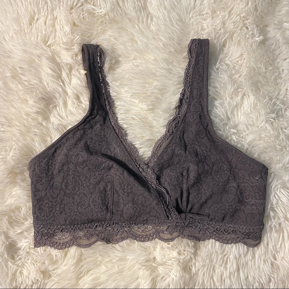 Arabella Allover Lace Bralette Sz XL